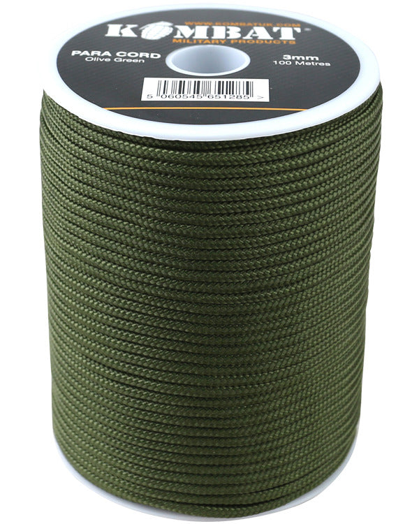 Paracord – 100m Reel x 3mm