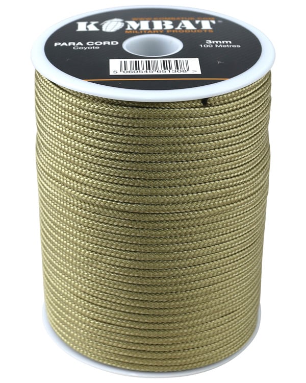 Paracord – 100m Reel x 3mm