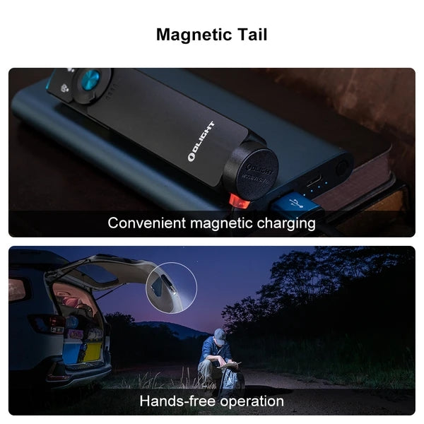 O Light - Arkfeld Pro Flat EDC Torch with LED Light & UV & Laser