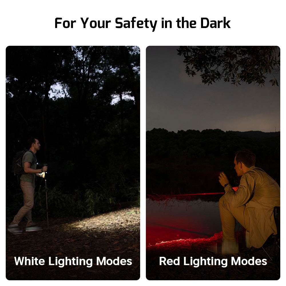 O Light - Oclip Pro Clip Light with Floodlight & Spotlight & Red Light