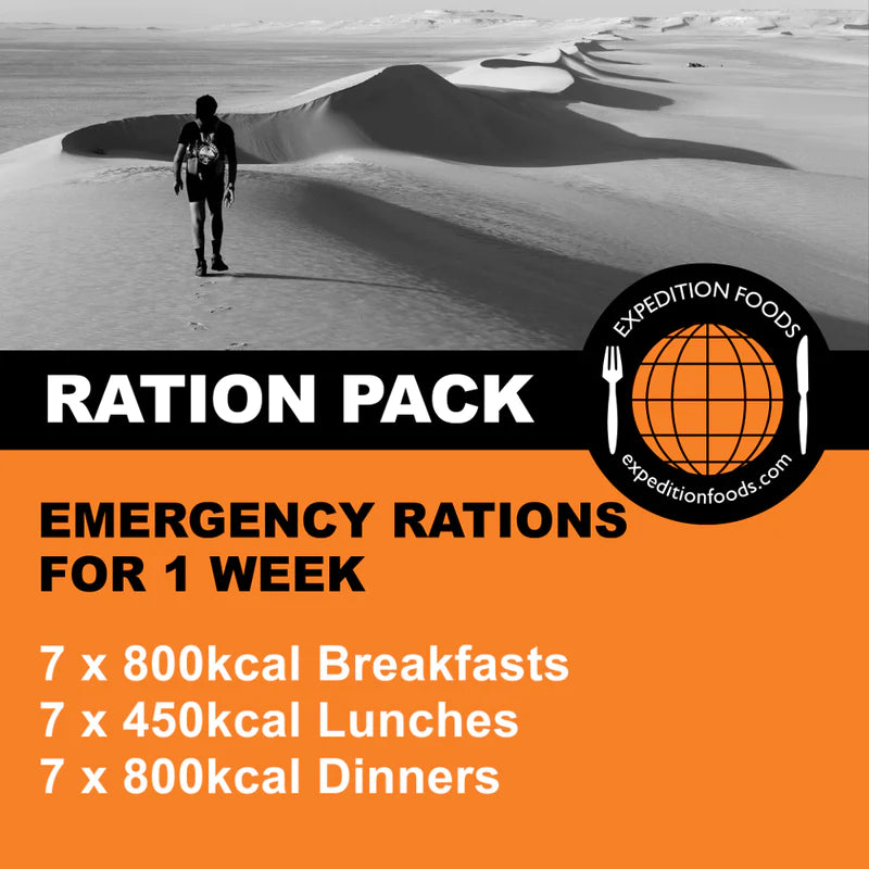 Emergency Survival Rations - 1 week