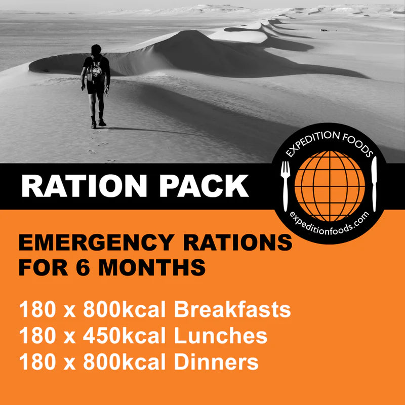 Emergency Survival Rations - 6 Months