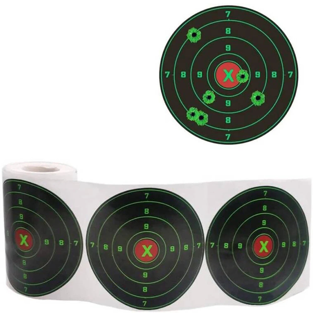 Large Target Sticker 4inch 100Pcs Roll of sticker shooting targets – Tactical Preps UK