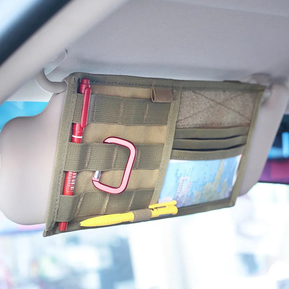 Tactical MOLLE Vehicle Sun Visor organiser - Universal