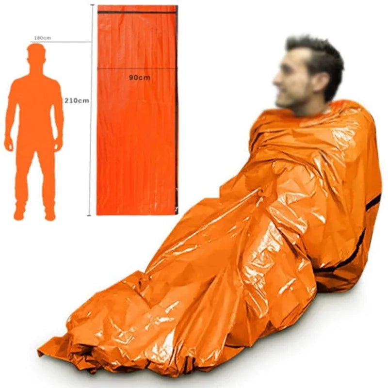 Emergency Mylar sleeping bag / tent