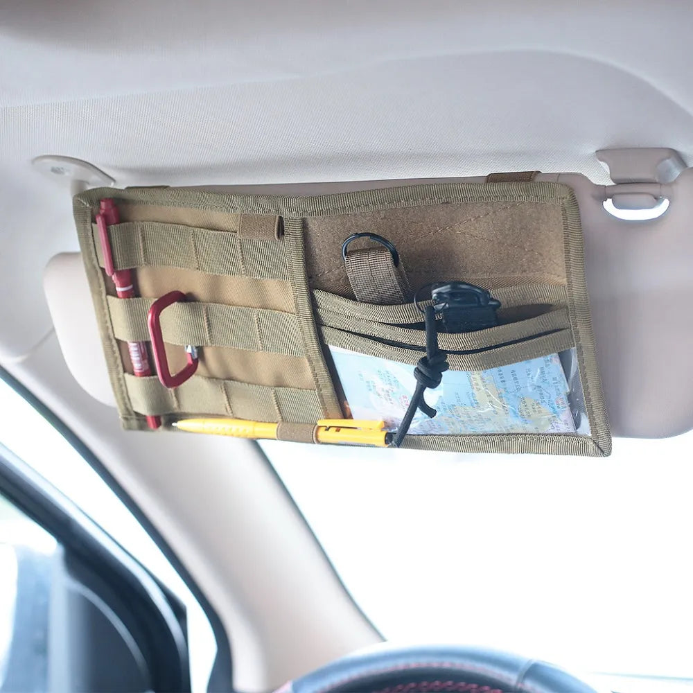 Tactical MOLLE Vehicle Sun Visor organiser - Universal