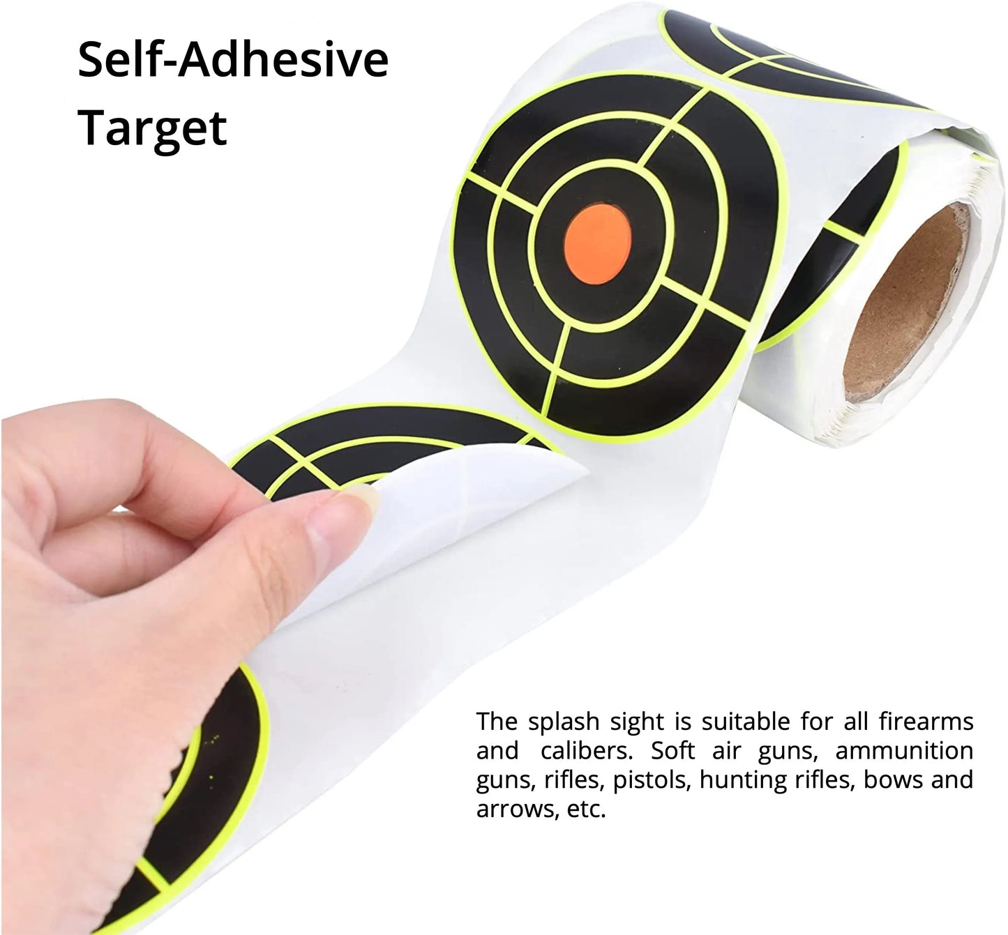 200Pcs Self Adhesive Shooting Target Sticker 7.6cm